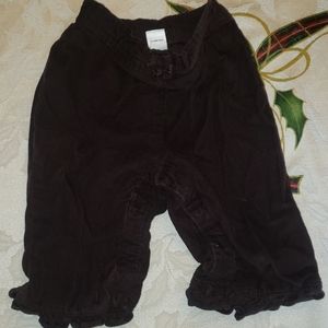 Baby gap brown corduroy girls pants